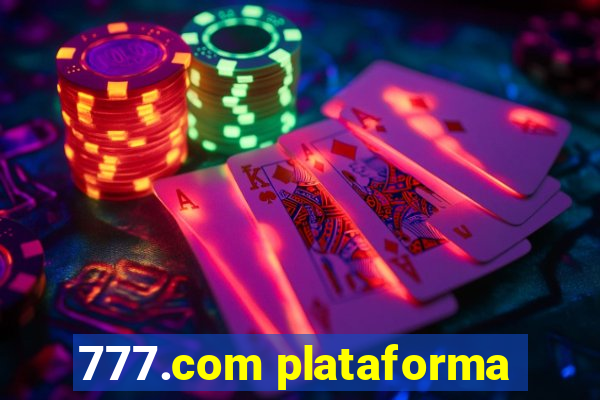 777.com plataforma