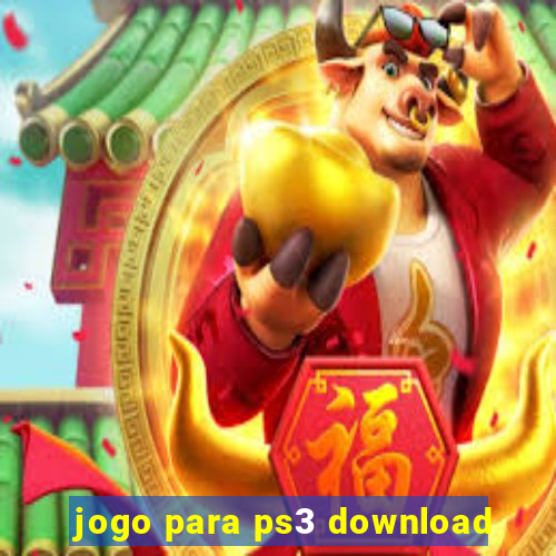 jogo para ps3 download