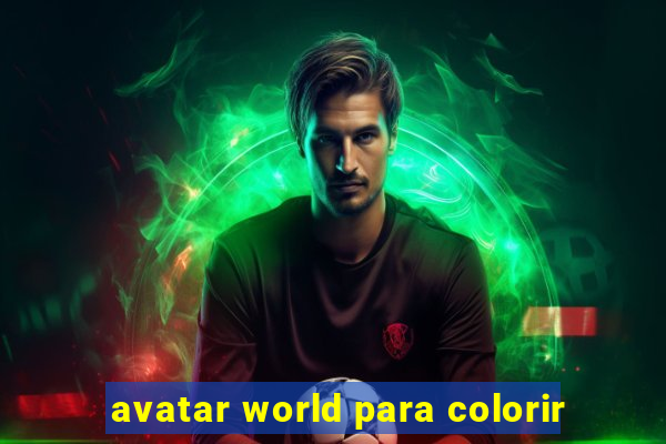 avatar world para colorir