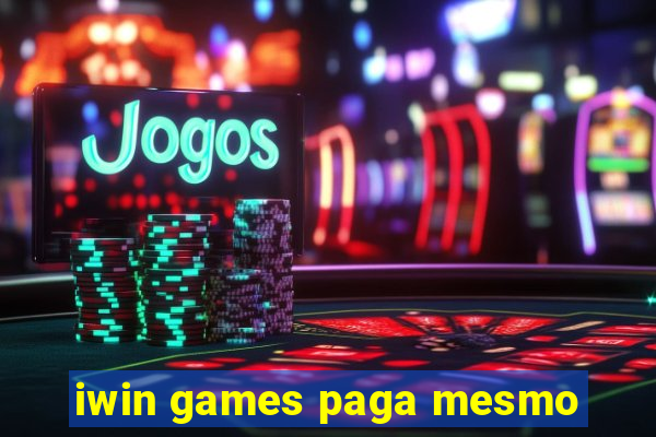 iwin games paga mesmo