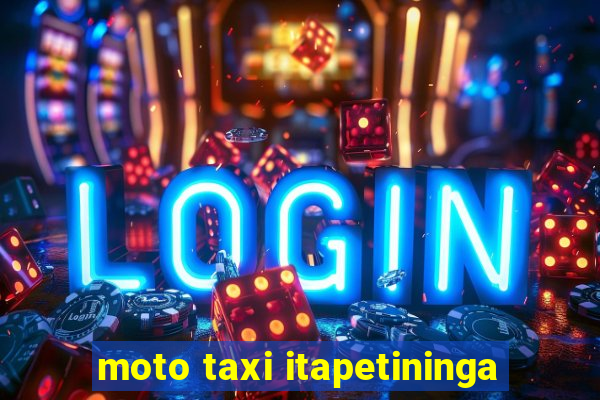 moto taxi itapetininga