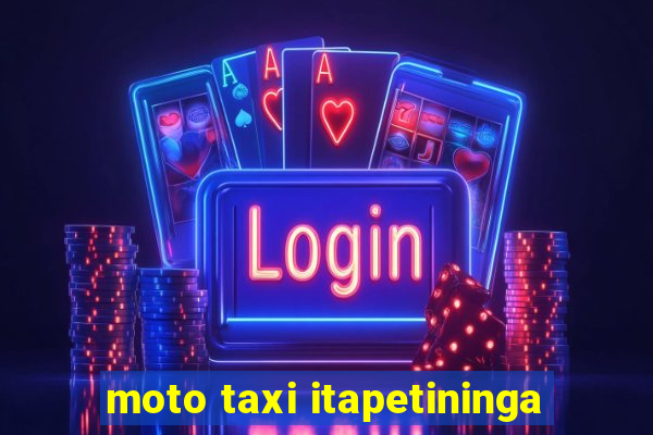 moto taxi itapetininga