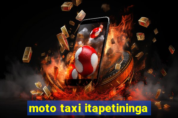 moto taxi itapetininga