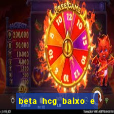 beta hcg baixo e gravidez evoluiu