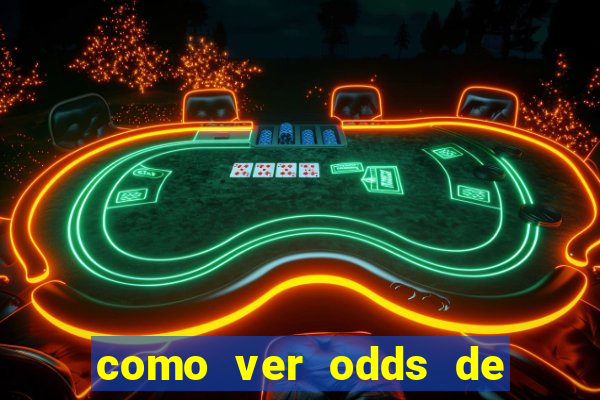 como ver odds de jogos passados