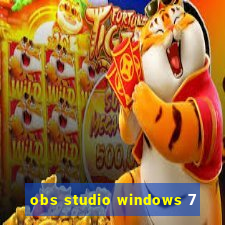 obs studio windows 7