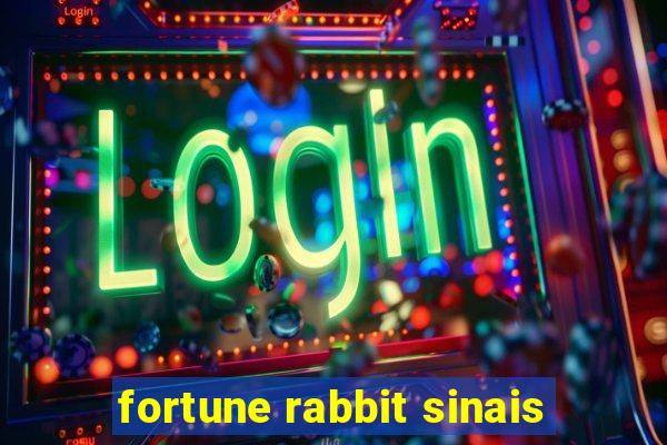 fortune rabbit sinais