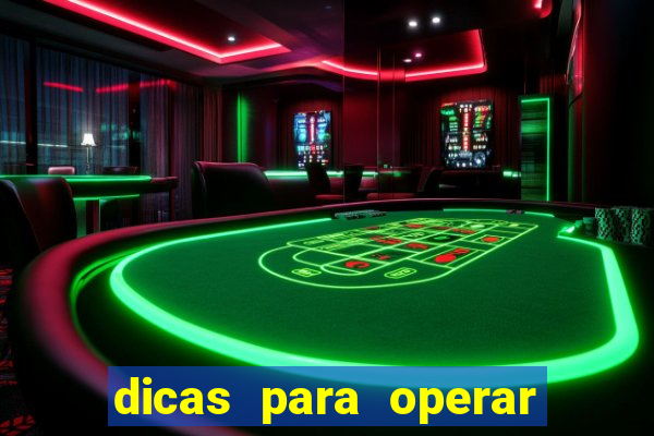 dicas para operar na iq option