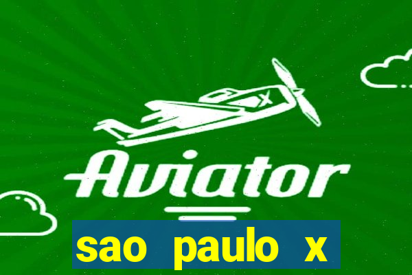 sao paulo x botafogo palpite