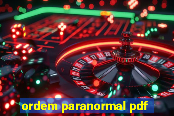 ordem paranormal pdf