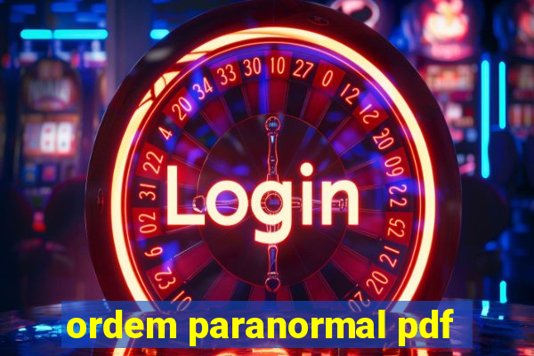 ordem paranormal pdf