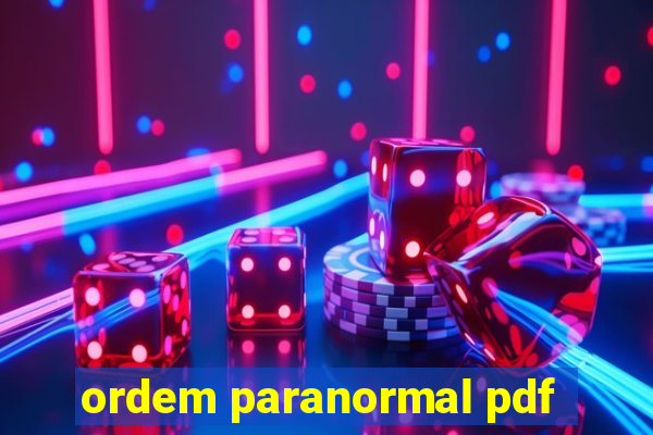 ordem paranormal pdf