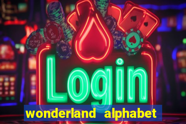 wonderland alphabet comic studio