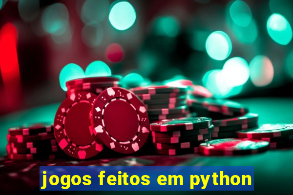 jogos feitos em python