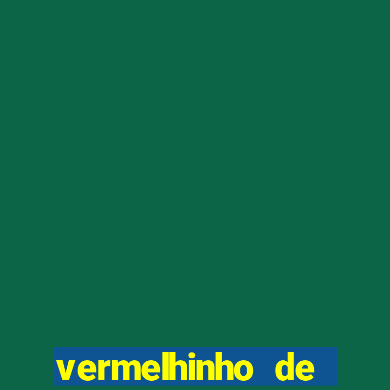 vermelhinho de mascote bahia