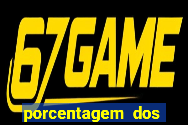 porcentagem dos jogos slots pg