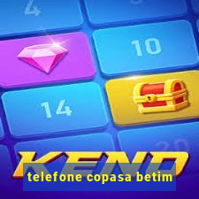 telefone copasa betim