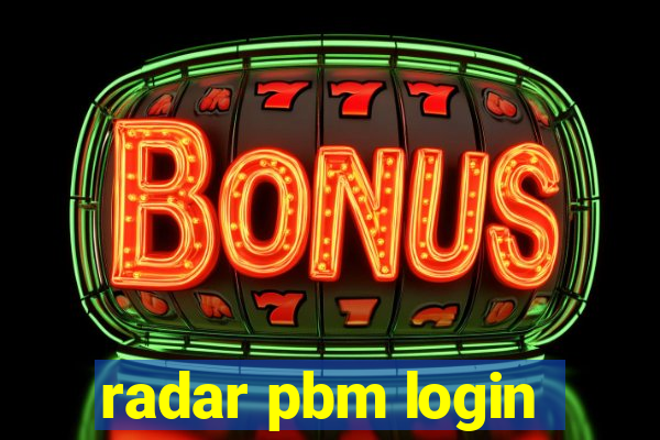 radar pbm login