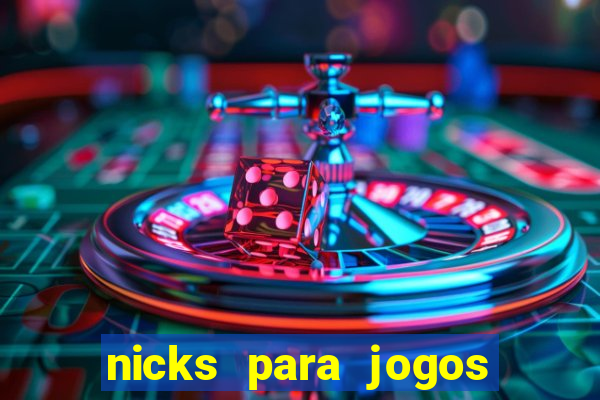 nicks para jogos de tiro