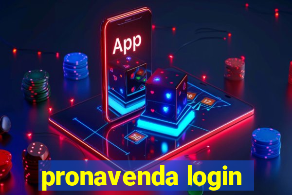 pronavenda login