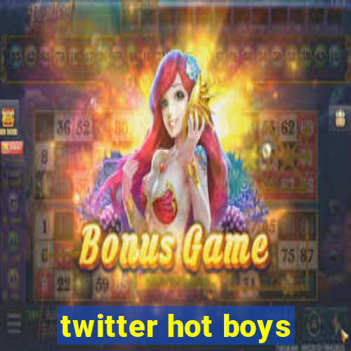 twitter hot boys