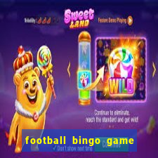 football bingo game - play now