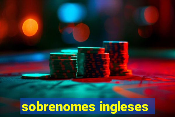 sobrenomes ingleses