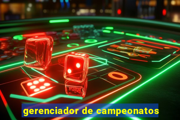 gerenciador de campeonatos