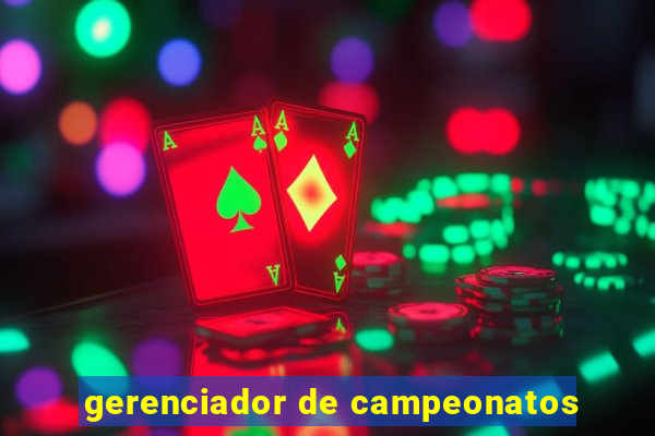 gerenciador de campeonatos