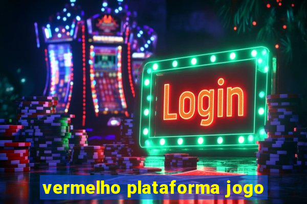 vermelho plataforma jogo