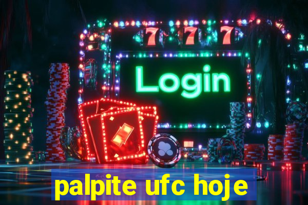 palpite ufc hoje