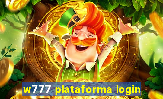 w777 plataforma login