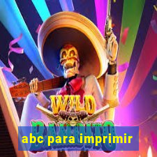 abc para imprimir