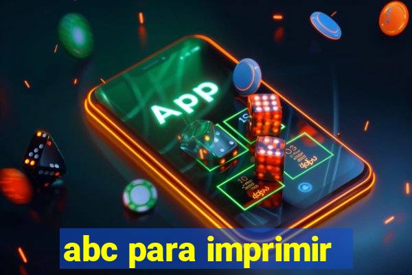 abc para imprimir