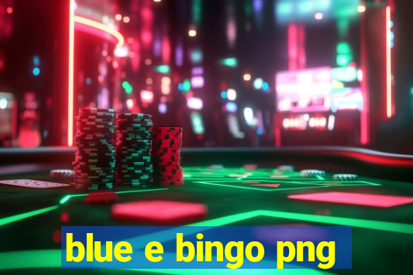 blue e bingo png