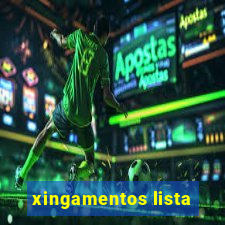 xingamentos lista