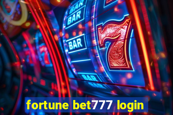 fortune bet777 login