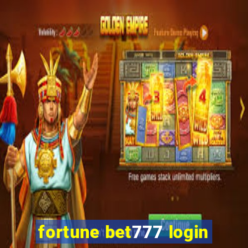 fortune bet777 login