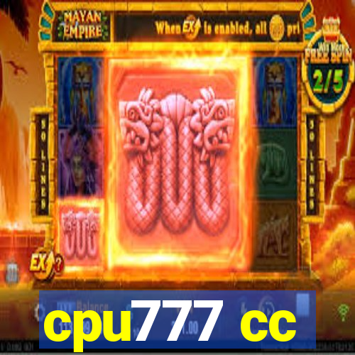 cpu777 cc