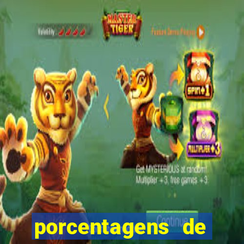 porcentagens de jogos pagantes