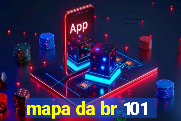 mapa da br 101