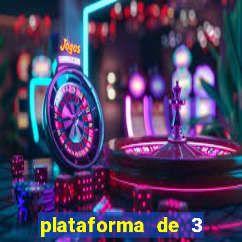 plataforma de 3 reais jogo