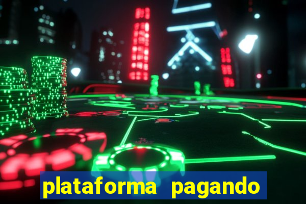 plataforma pagando bonus no cadastro