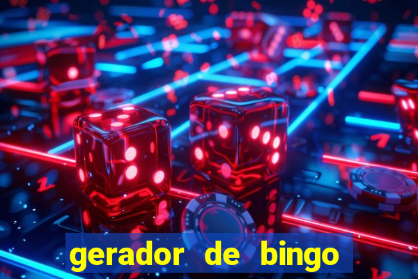 gerador de bingo cha de bebe