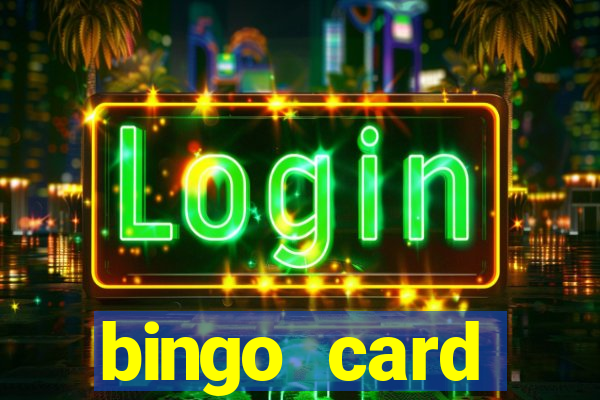 bingo card generator with pictures