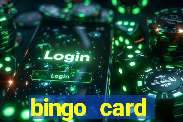 bingo card generator with pictures