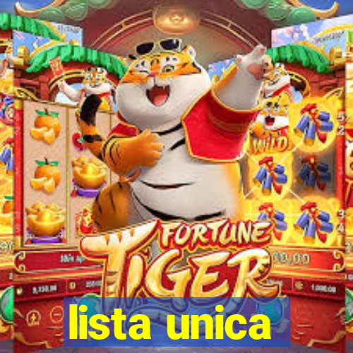 lista unica