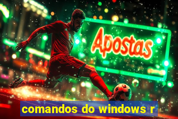 comandos do windows r