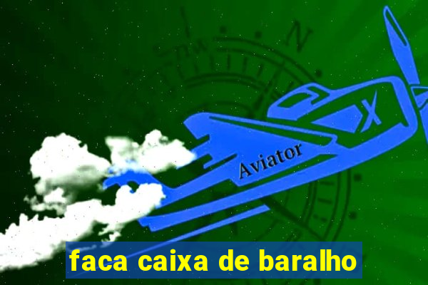 faca caixa de baralho