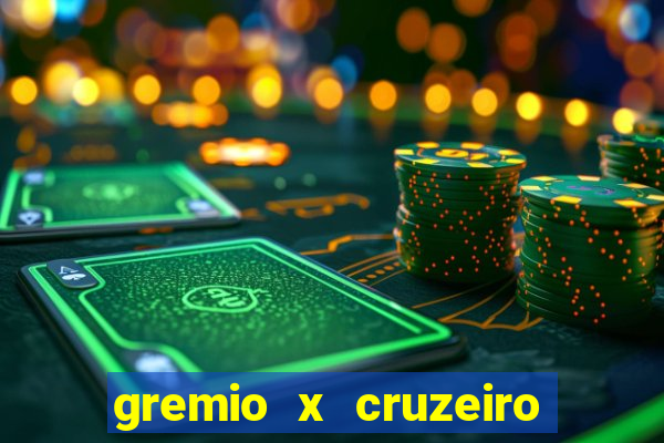 gremio x cruzeiro ao vivo hd